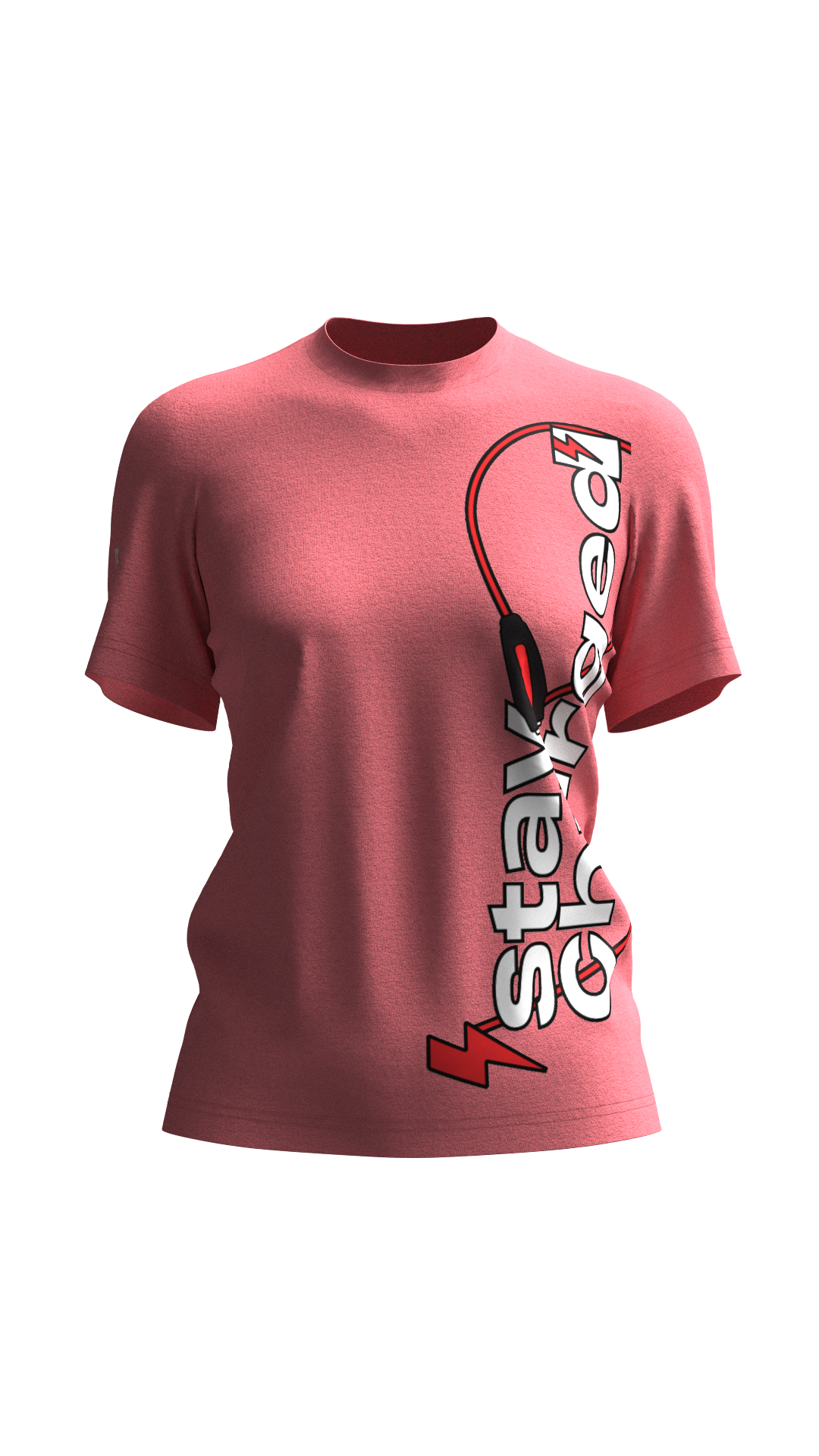 Stay Charged T-shirt (Pink)