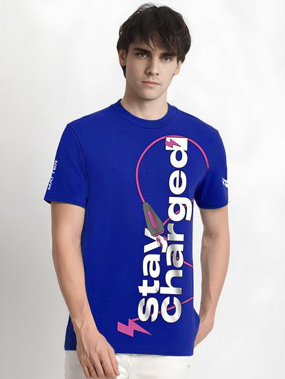 Stay Charged T-shirt (Blue)