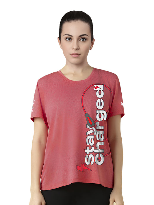 Stay Charged T-shirt (Pink)